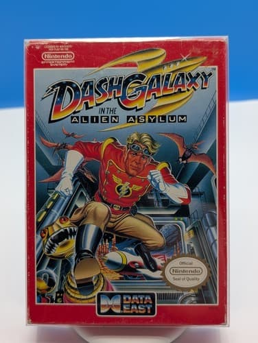 Dash Galaxy in the Alien Asylum – Vintage NES Game (1990) | Complete in Box 