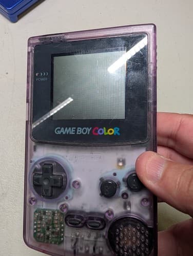 Nintendo Game Boy Color Handheld System Atomic Purple ~ Working w/ Sound — photo 4