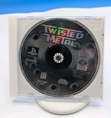Twisted Metal Disc And Case Art, PS1 PlayStation, No Manual
