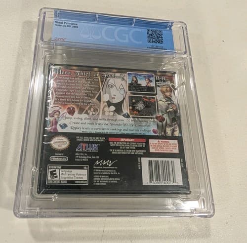 2009 NINTENDO DS ATLUS STEAL PRINCESS FACTORY SEALED CGC 9.6 A+ — photo 5