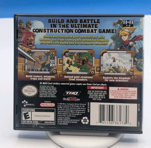 Lock's Quest - Nintendo DS 2008 - CIB, Authentic, Tested — photo 2