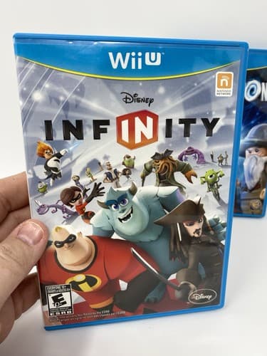 Nintendo Wii U 2 Game Lot LEGO Dimensions & Disney Infinity Ships Fast Authentic — photo 2