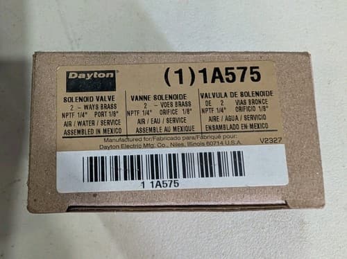 Dayton 1A575 Solenoid Valve Brand New Open Box