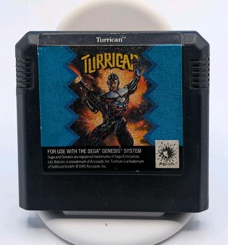 Turrican (Sega Genesis, 1991) Game Cartridge Only! TESTED & WORKING PERFECTLY!!!
