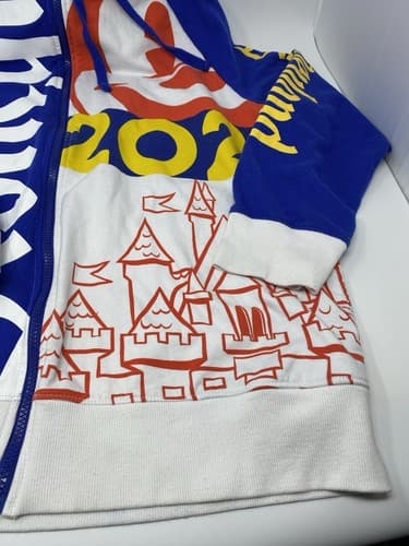 NWT Walt Disney World Parks 2021 Full Zip Hoodie Sweatshirt Large Spellout — photo 5