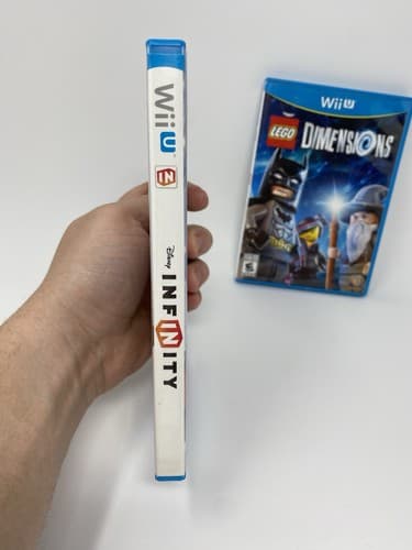 Nintendo Wii U 2 Game Lot LEGO Dimensions & Disney Infinity Ships Fast Authentic — photo 4