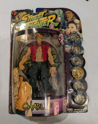 Street Fighter Round 2 Charlie Action Figure Brand New Capcom Resaurus