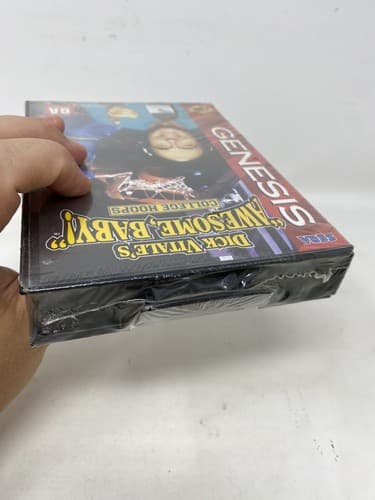 ⚡️Dick Vitale's "Awesome, Baby" College Hoops Sega Genesis Brand New See Pics — photo 9