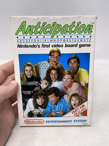 Anticipation (Nintendo Entertainment System, 1988) Box And Game No Manual