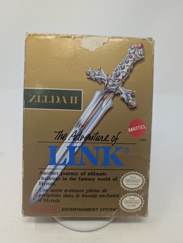 Zelda II Adventure Of Link (Canada) Mattel - Complete CIB - Circle Seal - Tested