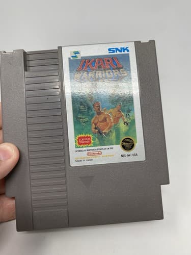 Ikari Warriors (Nintendo NES) 5 Screw Authentic Cleaned Tested Working — photo 4