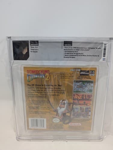 Donkey Kong Country 2 GBA WATA 9.4 A++ Graded Gameboy Advance Brand New — photo 2