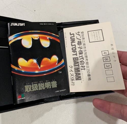 Batman (Sega Mega Drive Japan, 1990) Authentic Game Complete - US Seller — photo 9