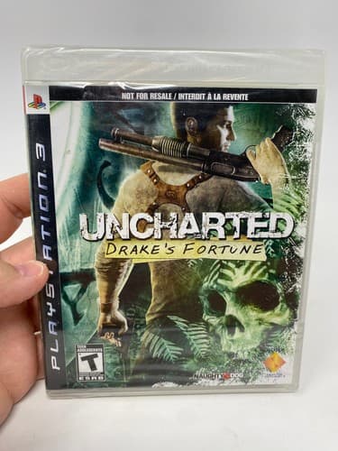 Uncharted: Drake's Fortune (Sony PS3 2009) Brand New / SEALED NOT FOR RESALE NFR