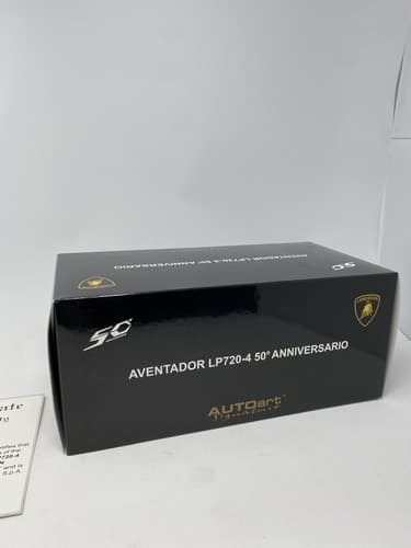 Autoart 1/18 Lamborghini Aventador Lp720-4 50Th Anniversary White Perfect New — photo 4