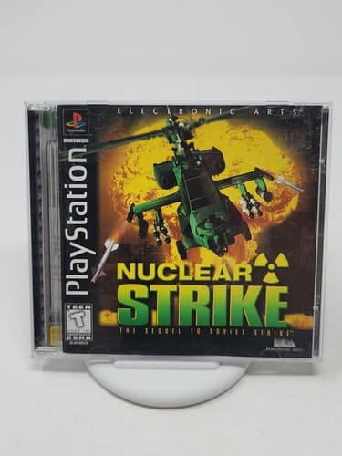 Nuclear Strike, Sony Playstation 1 ps1, Complete CIB W/ Manual Tested