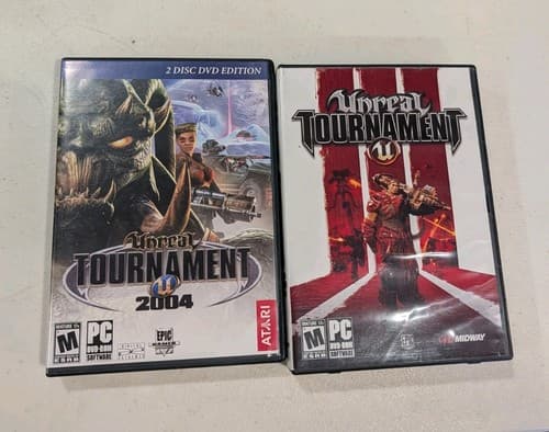 Unreal Tournament 2004 And III LOT OF 2 PC Games