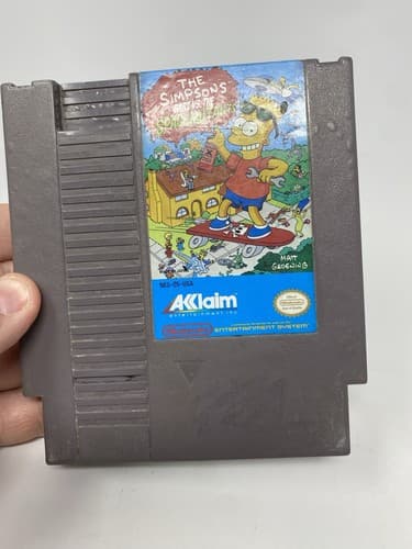 The Simpsons: Bart vs. The Space Mutants (Nintendo NES, 1991) AUTHENTIC | TESTED — photo 2