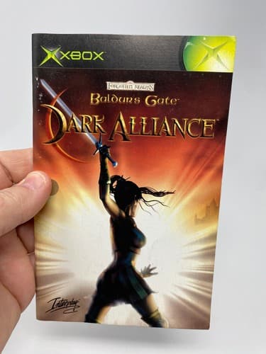 Baldurs Gate Dark Alliance I & II XBOX Manuals Only No Games — photo 6