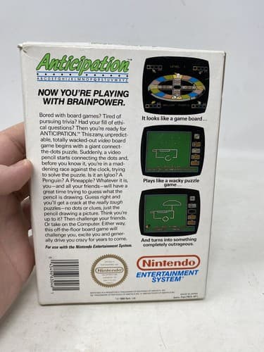 Anticipation (Nintendo Entertainment System, 1988) Box And Game No Manual — photo 6