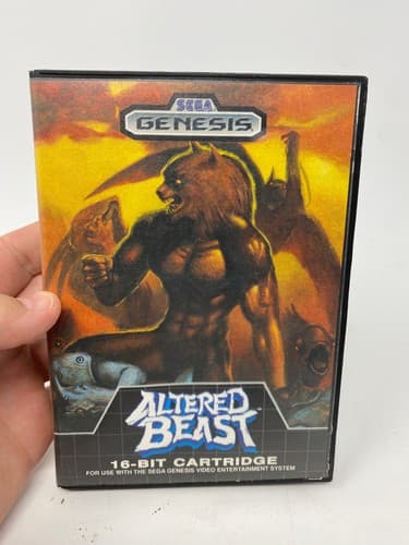 Altered Beast Sega Genesis Sega Arcade Beat Em Up Action Video Game Cart CIB