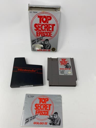 Golgo 13: Top Secret Episode (Nintendo Entertainment System, 1988) - CIB  — photo 9
