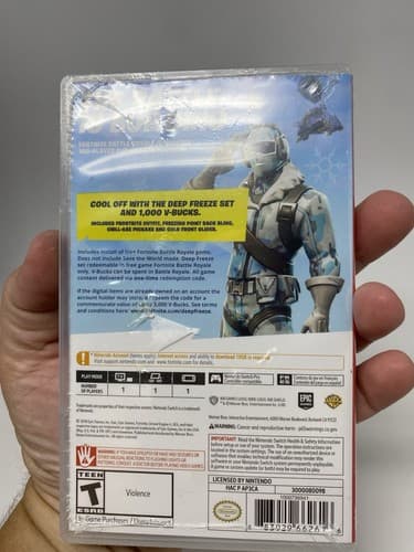 Fortnite: Deep Freeze Bundle Nintendo Switch Brand NEW SEALED 2018 — photo 9