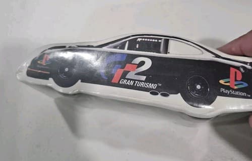 Vintage PlayStation GRAN TURISMO 2 Compressed Race Car Promo Bonus T-SHIRT 1999 — photo 3