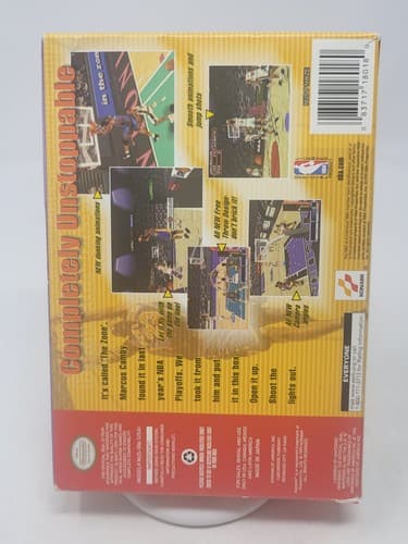 NBA in the Zone 2000 N64 - Authentic Complete In Box CIB - Reg Card Rare — photo 7