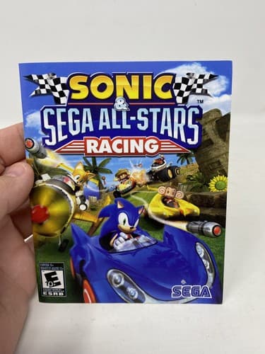 Sonic & Sega All-Stars Racing (PS3 Playstation 3) Manual Only Ships Fast