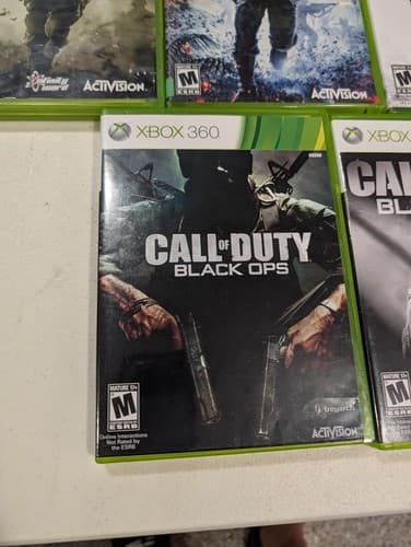Lot Of 5 Call Of Duty Xbox 360 Game Cases, Some Manuals, No Games - Black... — photo 7