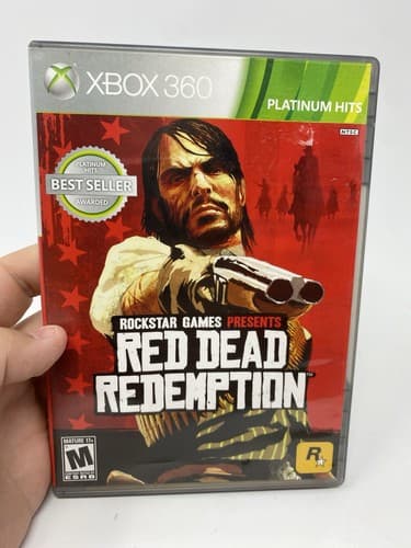 Red Dead Redemption Xbox 360 Platinum Hits CIB Complete with Map & Manual