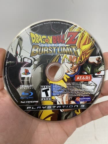 Dragon Ball Z: Burst Limit (Sony PlayStation 3, 2008) Disc Only Ships Fast READ