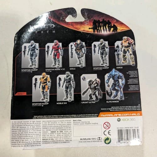 Gold Spartan Hazop Custom Male Series 1 Halo Reach Toys R Us Exclusive NIB — photo 5