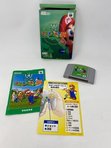 Mario Golf 64 Nintendo N64 Japanese Import Boxed w/ Manual & Control Card NTSC-J — photo 7