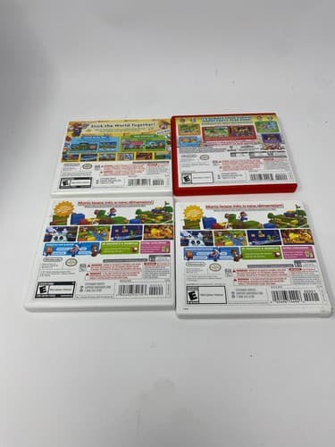 Lot of 4 Nintendo 3DS Cases Paper Mario Party Star Rush 3D Land — photo 2