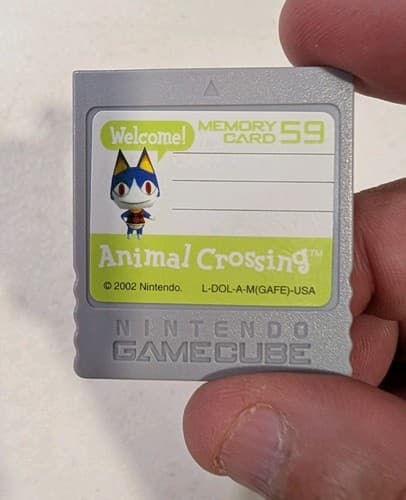 Nintendo Animal Crossing Memory Card for GameCube NTSC-U/C (US/Canada) 2002
