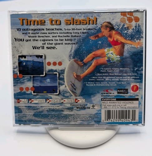 Championship Surfer (Sega Dreamcast, 2000) CIB Complete w/ Manual - Tested — photo 2