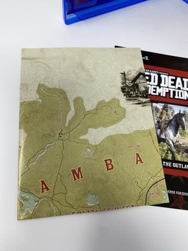 Red Dead Redemption 2  (Sony PlayStation 4) Discs Map Inserts Game Case — photo 5