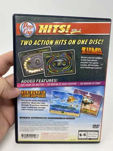 PopCap Hits Vol. 2 Sony PlayStation 2, 2008, Complete Edition — photo 7