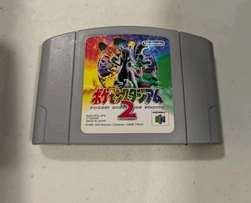 Pokemon  Stadium 2  Nintendo 64 N64 Japan import US SELLER N64 Authentic Tested 
