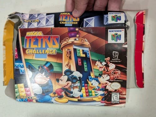 Magical Tetris Challenge Game, Manual & Rough Box N64 | Tested Working, Nintendo — photo 6