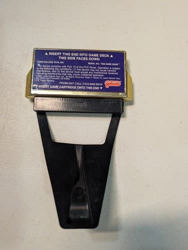Galoob Gold Game Genie Nintendo NES Game Cartridge Adapter Enhancer Tested/Works — photo 3