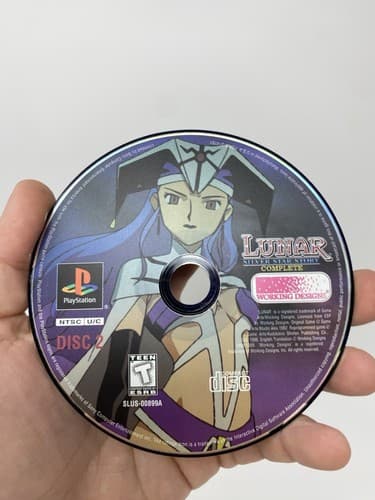 PLAYSTATION 1 LUNAR SILVER STAR STORY COMPLETE GAME DISC 2 ONLY NR TESTED PS1 — photo 2