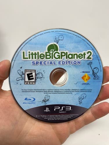Little Big Planet 2 Special Edition PS3 PlayStation 3 DISC ONLY no case or manua
