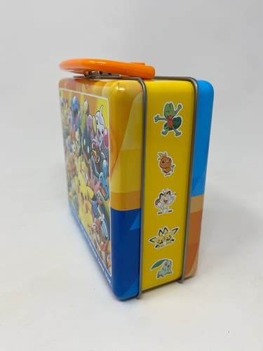 Pokemon 2005 Pokepark Mini Tin Case Collectible Pikachu Blue Orange Box — photo 5