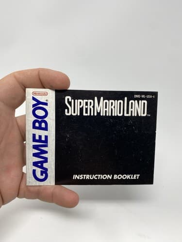 Nintendo Gameboy Manual Only Super Mario Land DMG-ML-USA-4 No Game Or Box