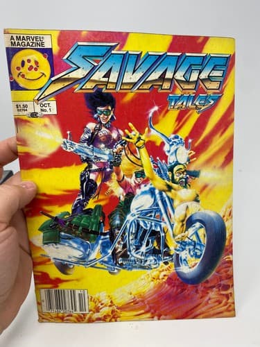  Savage Tales Magazine Marvel Issue 1 Oct 1985 Vintage