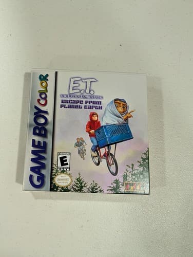 E.T.  Escape From Planet Earth Nintendo Game Boy Color Game Vintage CIB