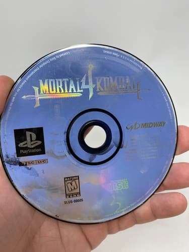 Mortal Kombat 4 PS1 Sony PlayStation 1, 1998 Disc Only – Tested